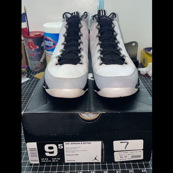 Air Jordan 9 Retro “Barons” sz9.5 - Picture 2 of 8